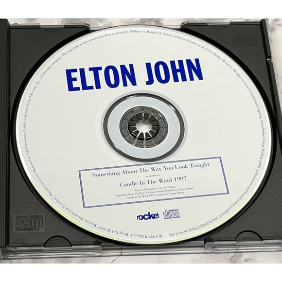 Elton John Something About the Way You Look Tonight CD 1997 Candle in the Wind - Picture 4 of 6